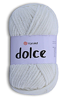 Пряжа для вязания YarnArt Dolce 741 белый