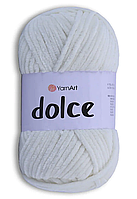 Пряжа для в'язання YarnArt Dolce 741 білий