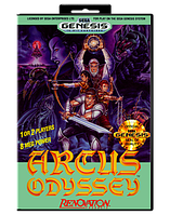 Игра Sega Mega Drive Arcus Odyssey USA Английская Версия Без Мануала Б/У