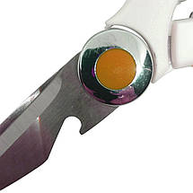 Ножиці кухонні Stenson SF-5-405 для обробки пташиного м'яса і риби у чохлі помаранчеві, фото 3