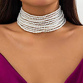 Широке перлове палітурне намисто підвіска намисто з перлами — Aushal Jewellery