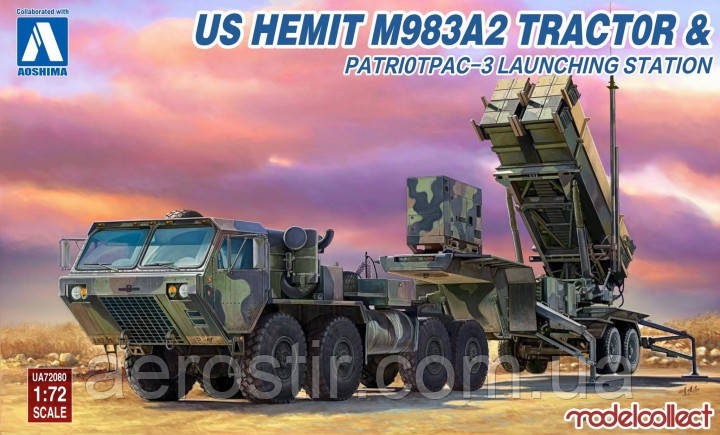 US HEMTT M983A2 TRACTOR&PATRIOTPAC-3 Launchihg station 1/72 MODELCOLLECT 72080, фото 1