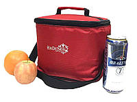 Термосумка (сумка холодильник) 8 литров цв. красный ТМ HADESEY OS