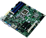 Материнская плата s1156 SuperMicro x8sil-v-vv002 rev 1.02 Intel 3400 GM 4*DDR3 ECC/REG ECC б/у