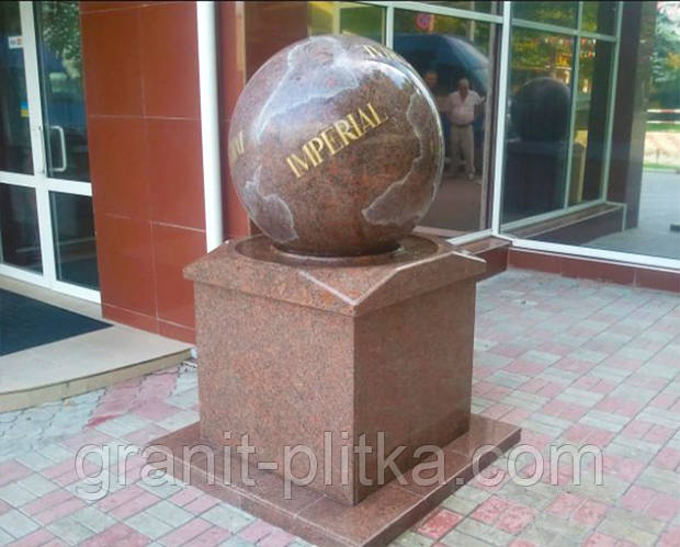 Грація граніту: фонтани з плаваючою сферою