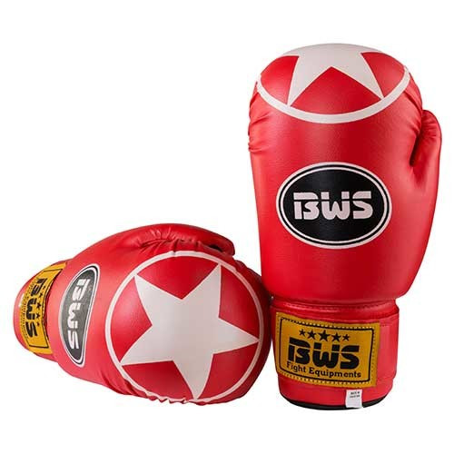 Боксерские перчатки BWS Club 12oz красный - фото 1 - id-p2074272712