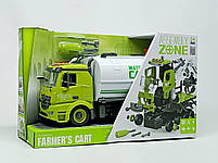Машинка-конструктор Водовоз YW9072C 30 см — іграшкова спецтехніка з водяним баком і звуком, фото 2
