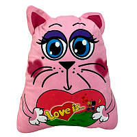 Мягкая подушка - игрушка Кот "Love is"