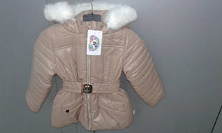 Куртка-пальто зимова для дівчинки 122