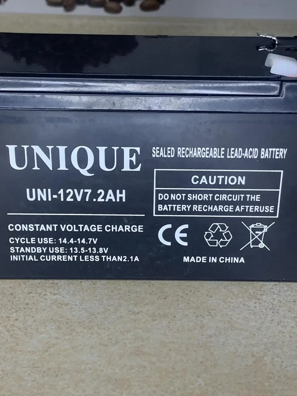 Потужний акумулятор для квадрокоптера та дитячих електромобілів Unique 12v 7ah, Гелеві акумулятори для ДБ
