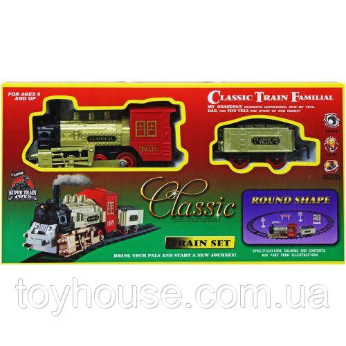 Залізниця "Classic Train Familial", 73 см, локомотив та вагон
