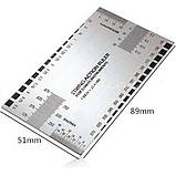 String Ruler Гитарная линейка для измерения высоты струн и порожков, фото 6