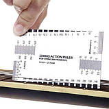 String Ruler Гитарная линейка для измерения высоты струн и порожков, фото 2
