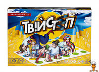 Напольная игра твистер "твійстеп" на укр. языке, детская, от 5 лет, Danko Toys DTG14
