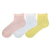 Шкарпетки дитячі короткі СІТКА святкові для малюка літні носки для новонароджених BROSS