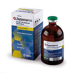 Енкосил 5% (Enroxil) антибіотик для тварин, 100 мл