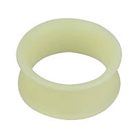 Туннель-трубка Piercing силиконовый изменяет цвет в зависимости от температуры желтый 12мм USTN08 10-7484
