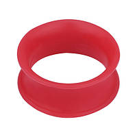 Тунель-трубка Piercing силіконовий змінює колір в залежності від температури червоний 18мм USTN08 10-7505
