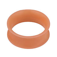 Туннель-трубка Piercing силиконовый изменяет цвет в зависимости от температуры оранжевый 12мм USTN08 10-7493