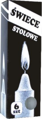 Свічки столові BISPOL 6 шт., фото 1