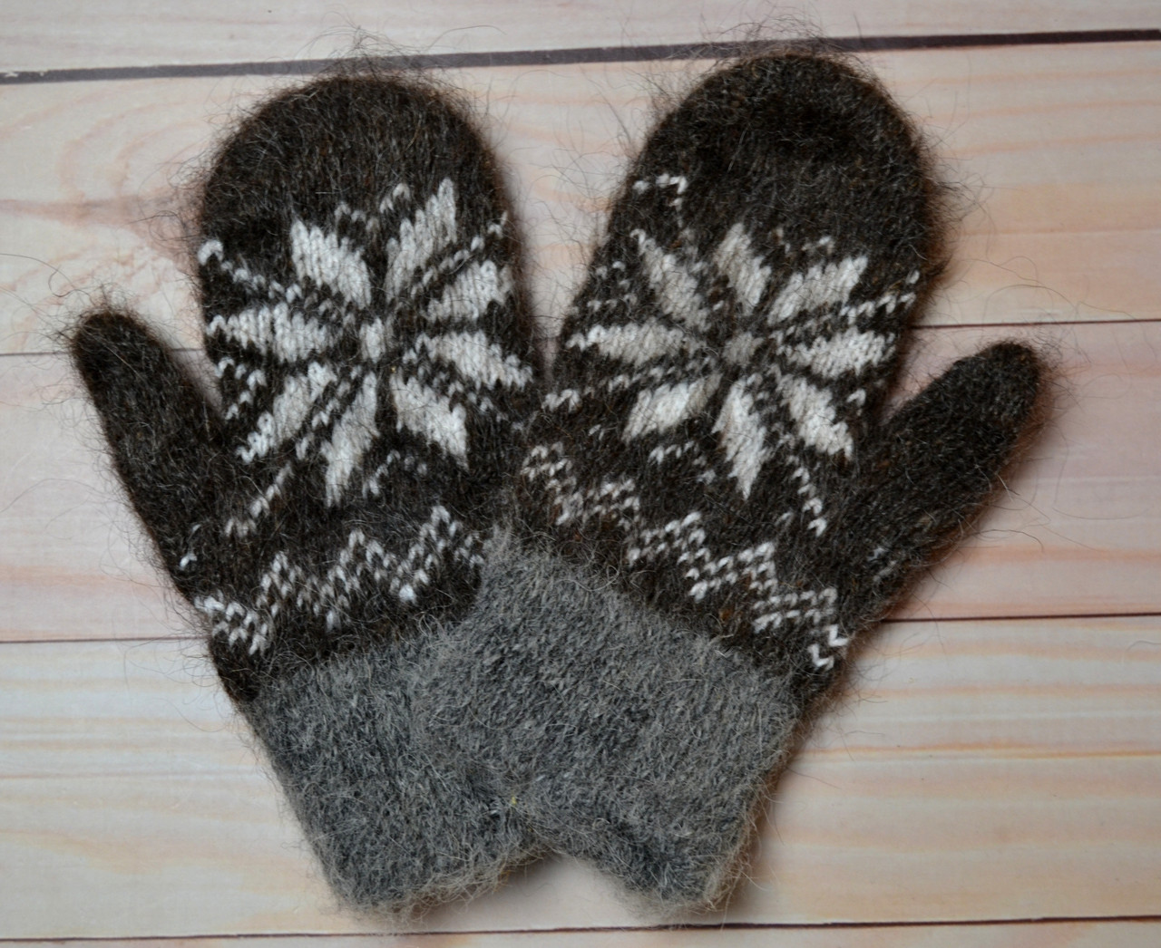 Рукавиці дитячі з натурального козячого пуху I Рукавиці теплі