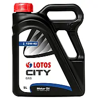 Олива моторна LOTOS CITY GAS SJ SAE 15W/40 5л