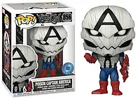 Фігурка Funko Pop Poison Captain America #856 (Marvel, Venom) - Фанко Поп Капітан Америка (Марвел, Веном)