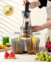 Мощная соковыжималка ROSPEC slow juicer Соковыжималка для твердых овощей и фруктов (Соковыжималки шнековые)