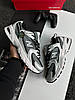 Чоловічі кросівки New Balance 530 White Grey Black Silver Premium (Сірі) Взуття Нью Беланс 530 шкіряні сітка демісезон, фото 8