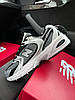 Чоловічі кросівки New Balance 530 White Grey Black Silver Premium (Сірі) Взуття Нью Беланс 530 шкіряні сітка демісезон, фото 9