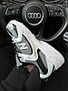 Чоловічі кросівки New Balance 530 White Grey Black Silver Premium (Сірі) Взуття Нью Беланс 530 шкіряні сітка демісезон, фото 6