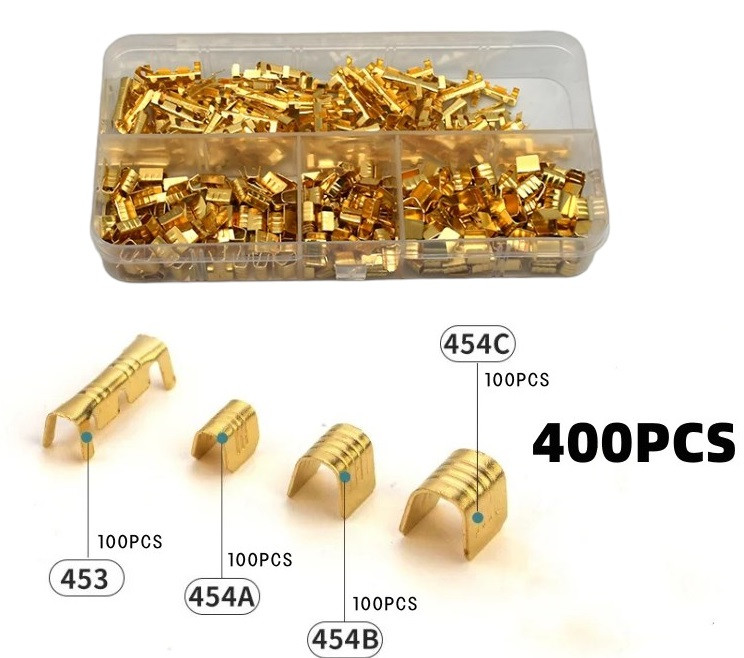 Клеми U-подібні Обтискні Набір 400 шт Spec (SP-0698400)