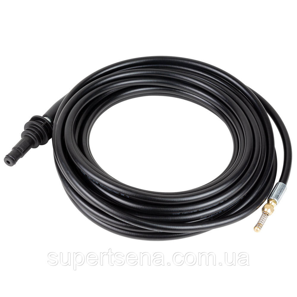 Шланг для очищення стічних труб 10м для мийок з потужністю від 1500Вт до 2500Вт VORTEX (5344213)