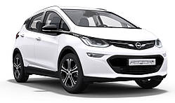 Дефлектори вікон, вітровики хромовані Opel Ampera E 2018 - 8шт. (Autoclover/Южная Корея)