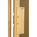 Двері для лазні та сауни  DUO Sateen 1900 х 700, фото 3