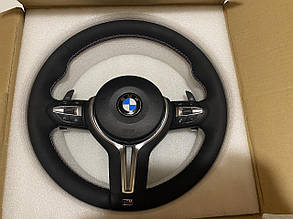 М Руль BMW F30 F31 F34 F36 F15 F25 F22 F32 Новий з пелюстками Бмв ф30 ф31 ф34 ф36 ф36 ф25 ф22 ф32 3х спицевий
