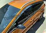 Дефлектори вікон, вітровики хромовані Opel Ampera E 2018 - 8шт. (Autoclover/Южная Корея), фото 4