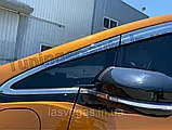Дефлектори вікон, вітровики хромовані Opel Ampera E 2018 - 8шт. (Autoclover/Южная Корея), фото 5