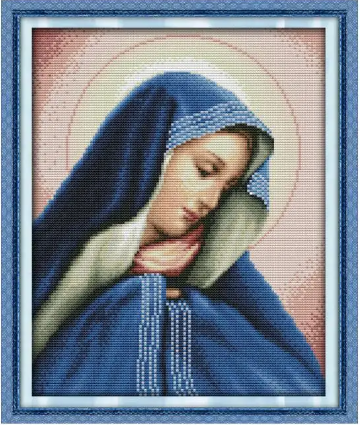 Набір для вишивання за нанесеною на канву схемою "Goddess".AIDA 14CT printed, 29*34 см