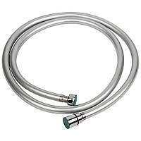 Шланг для душу 1/2" PVC 3-х шаровий з сріблястим підшипником 150см AQUATICA XB-0173 (9791611)