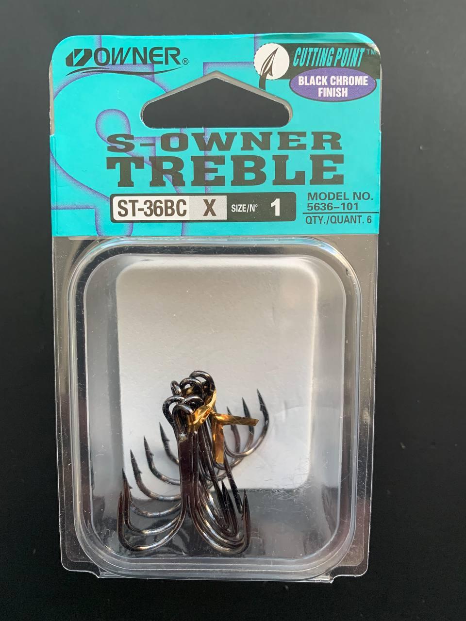 Рибальський Крючок Трійник ST-36ВС (Розмір 1) 6шт, фото 1