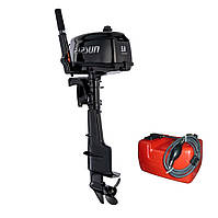 Човниковий мотор Parsun Парсун T5.8BMS TE 5.8 л. с. 2 х тактний з баком 9 л