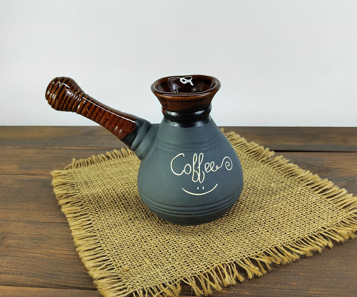 Турка Coffe зерна 300 мл кераміка + розсікач, фото 1