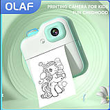 Фотопарат принтер, портативна дитяча цифрова камера, термопринтер для етикеток, бездротовий принтер, фото 7