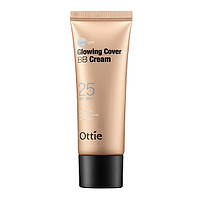 Легкий bb-крем зi світловідбиваючими капсулами Ottie Spotlight Glowing Cover BB Cream SPF25 PA++, 40 мл