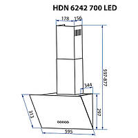 Вытяжка Minola HDN 6242 BL 700 LED