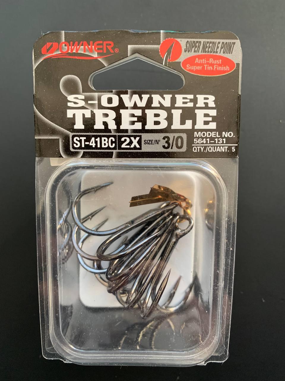 Рибальський Крючок Трійник ST-41BС (Розмір 3 / 0) 5шт, фото 1