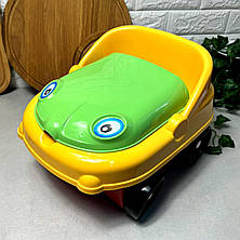 Дитячий музичний горщик Зелений Irak Plastik CM-140 "Baby car", фото 3