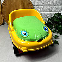 Дитячий музичний горщик Зелений Irak Plastik CM-140 "Baby car", фото 5