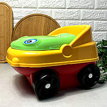 Дитячий музичний горщик Зелений Irak Plastik CM-140 "Baby car", фото 6